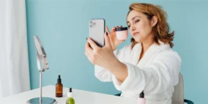 UGC Creator talking selfie