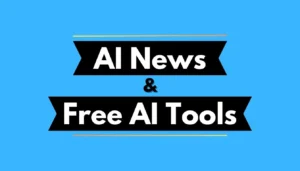 Thumbnail of AI News & Free AI Tools (Cyan BG)