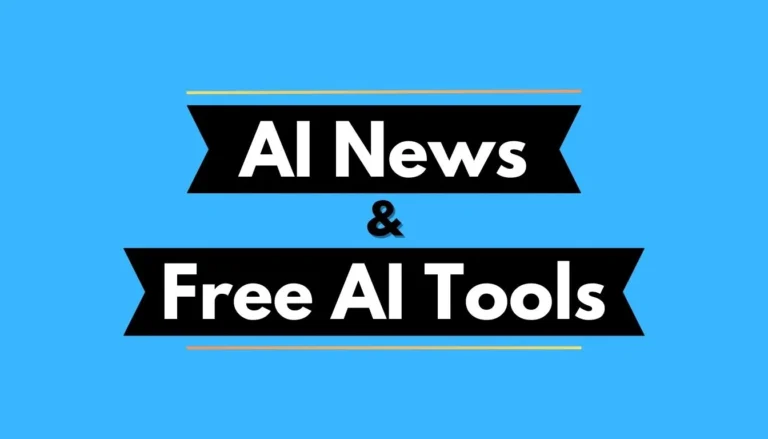 Thumbnail of AI News & Free AI Tools (Cyan BG)