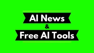 Thumbnail of AI News & Free AI Tools (Green BG)