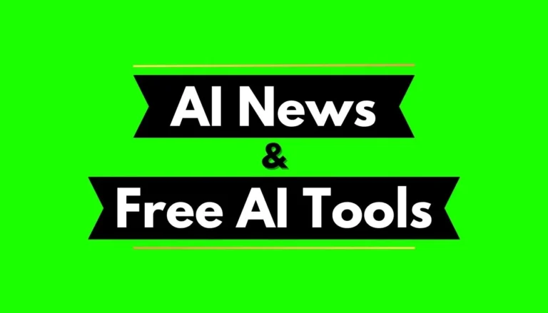 Thumbnail of AI News & Free AI Tools (Green BG)