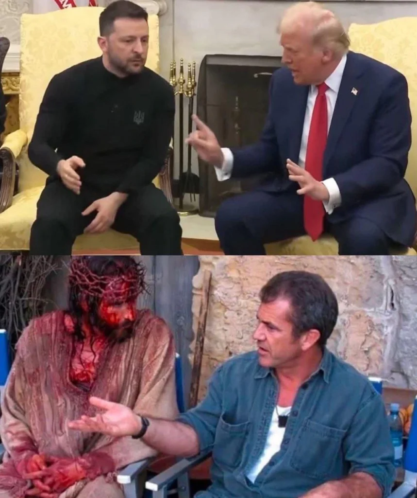 Zelensky meeting Trump compared with Bloody jesus